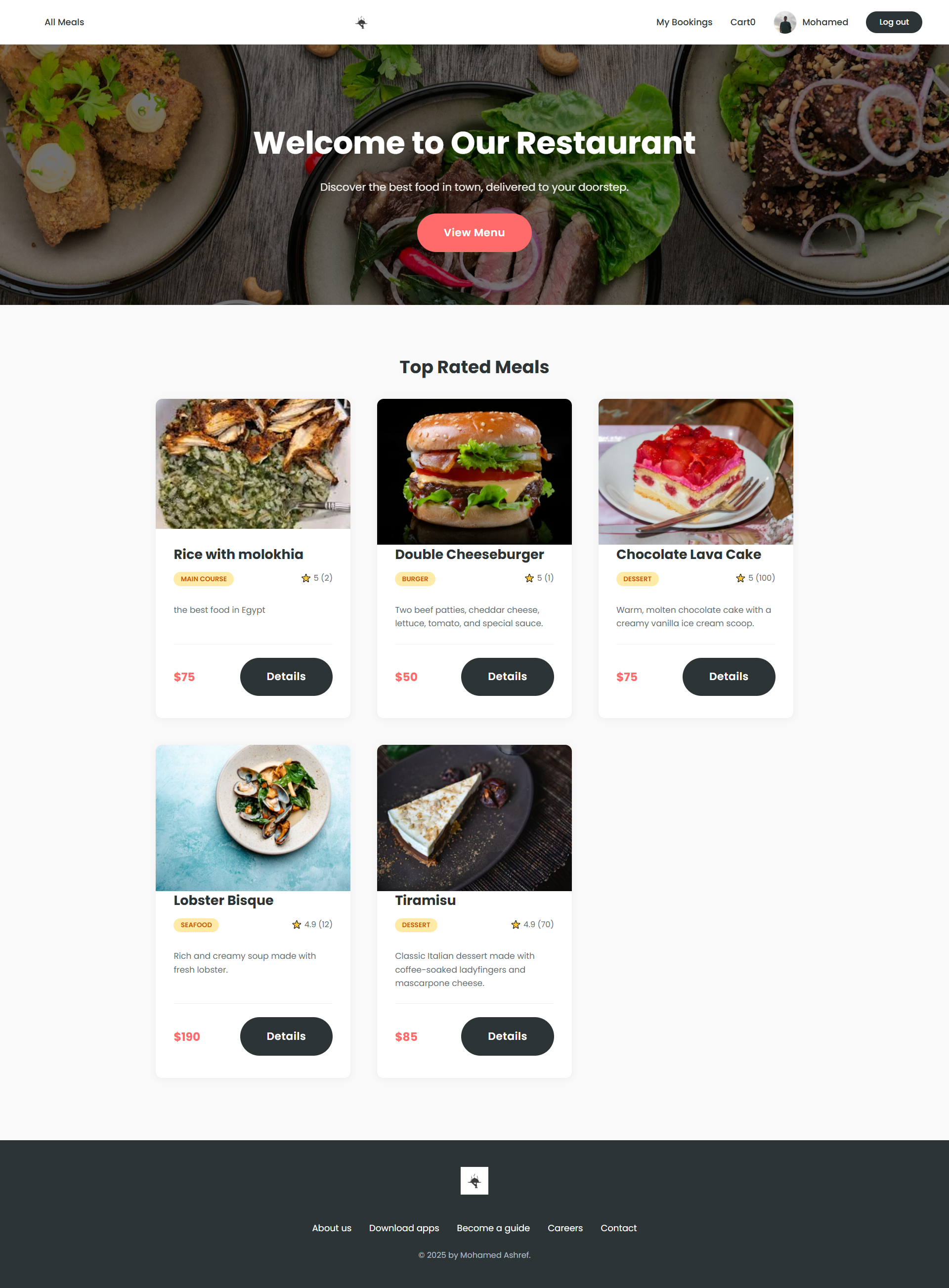 Restaurant Platform screenshot